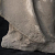 Detail spodnej časti sochy, stav pred reštaurovaním